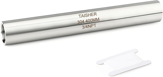 TAISHER 1PCS Stainless Steel Pipe Fittings, 3/4" NPT Female x 3/4" NPT Female by TAISHER