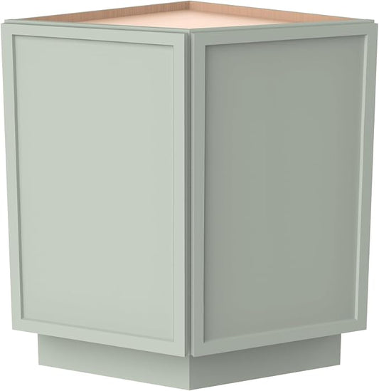 Corner Cabinet for Kitchen Bathroom, Solid Wood Frame by HCIOANHomecabinetseries