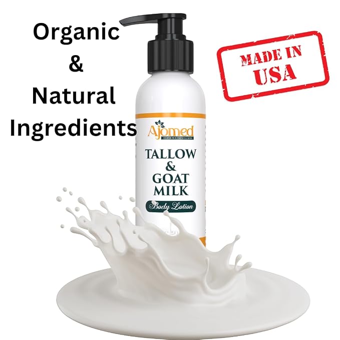 Tallow & Goat Milk Body Lotion for Sensitive Skin, Organic moisturizing Lotion - Image 2