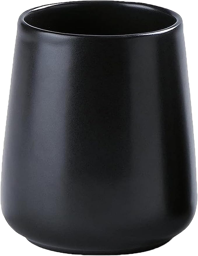 Black Toothbrush Holder for Bathroom by Eyrozia