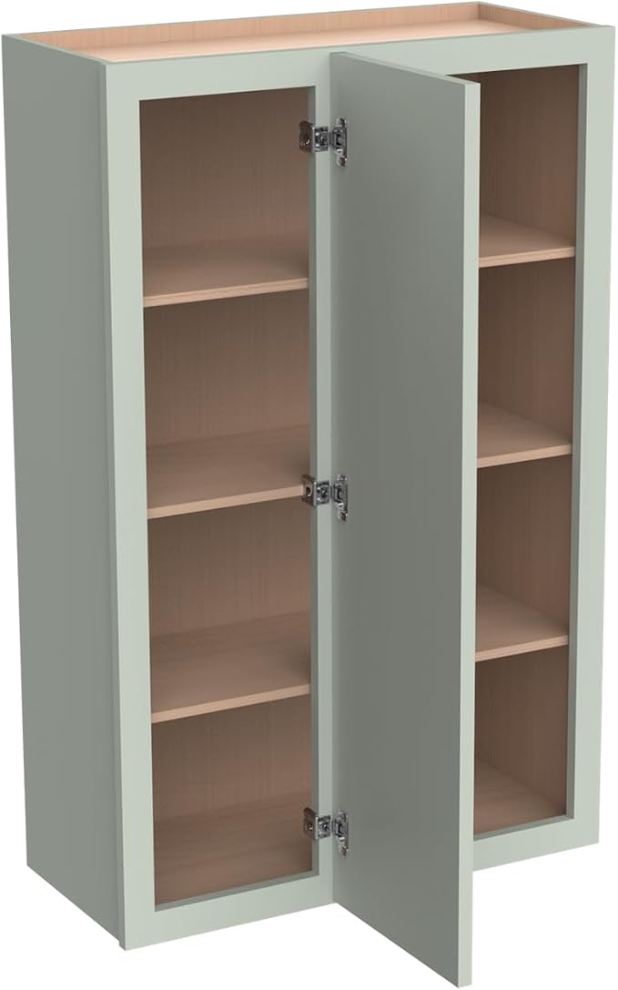 Solid Hardwood Wall Blind Corner Cabinets, Adjustable Shelves, Soft-Close Doors - Image 8
