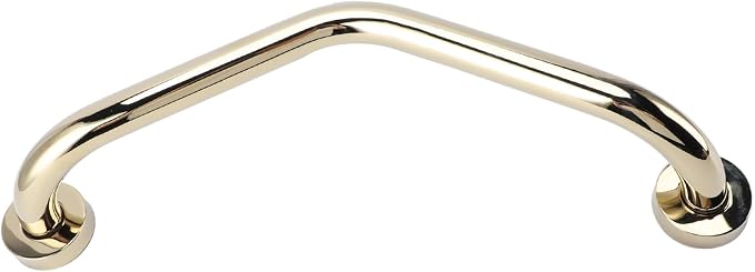 Shower Grab Bar Safety Handrail Bathroom Grab Bar Gold Stainless Steel Non-Slip - Image 2