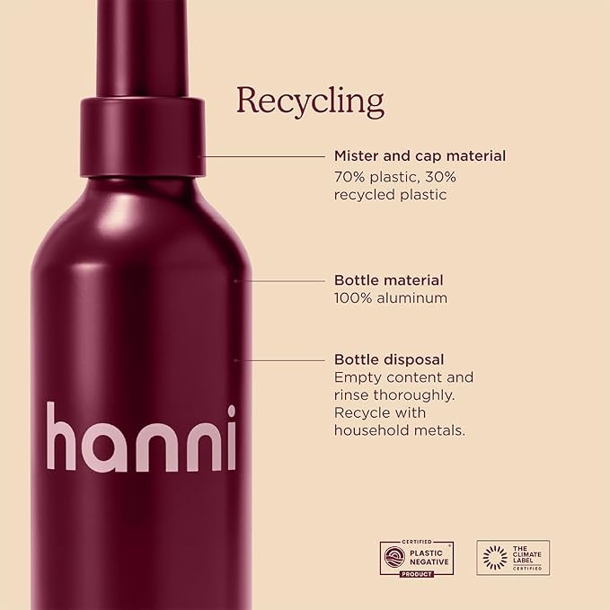 HANNI Water Balm Hydrating Body Mist, Moisturizer Spray - Image 8