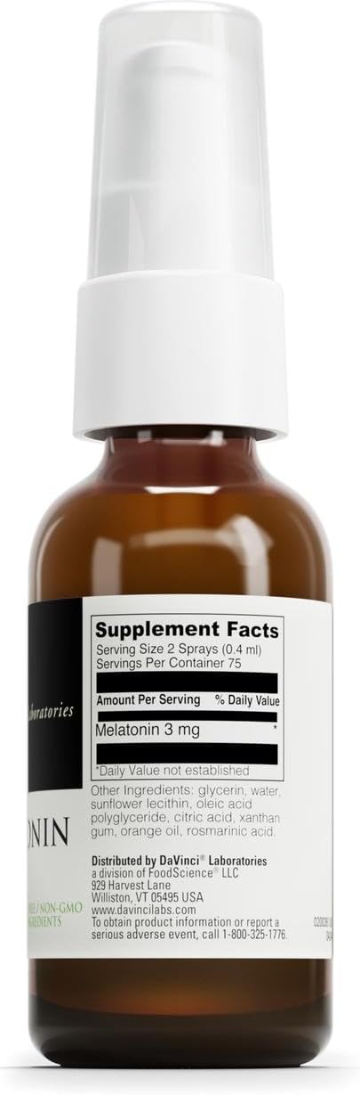 DAVINCI Labs Liposomal Melatonin Spray - Image 2