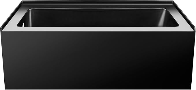 Fine Fixtures Acrylic, Fiberglass Alcove Soaking Bathtub - Image 3