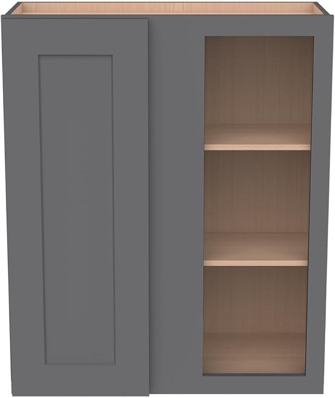 Solid Hardwood Wall Blind Corner Cabinets, Adjustable Shelves, Soft-Close Doors - Image 5