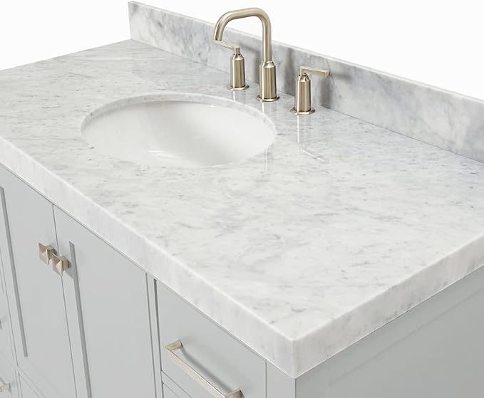 ARIEL Bathroom Vanity 48" Grey - Image 7