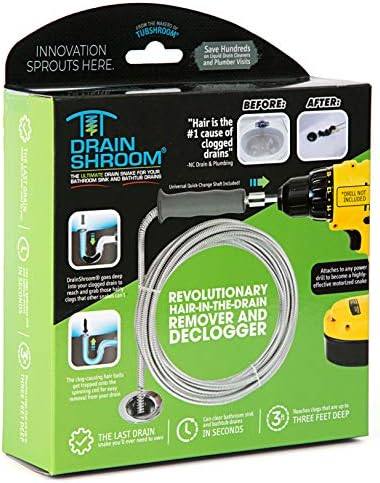 DSSNK070 Revolutionary Tub and Sink Snake Auger Clog Remover by TubShroom