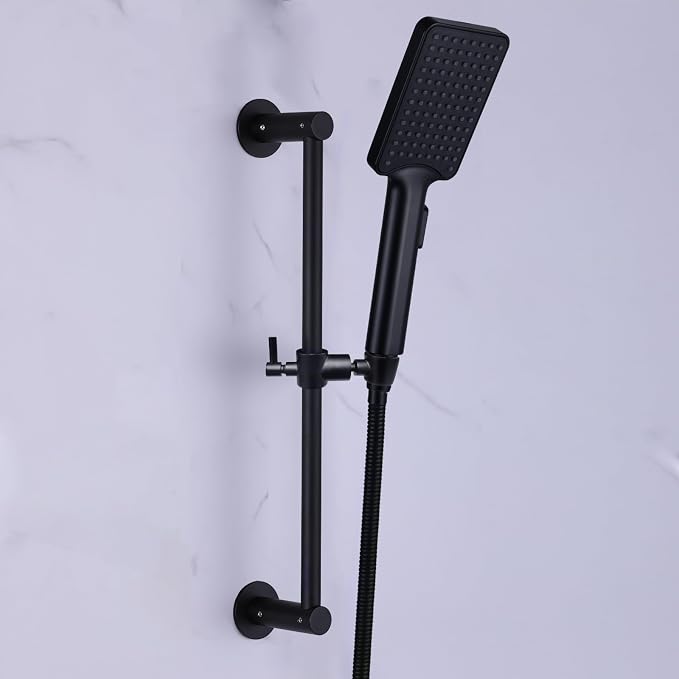 Shower Slide Bar Adjustable Handheld Shower Head Holder Wall Mount - Image 6