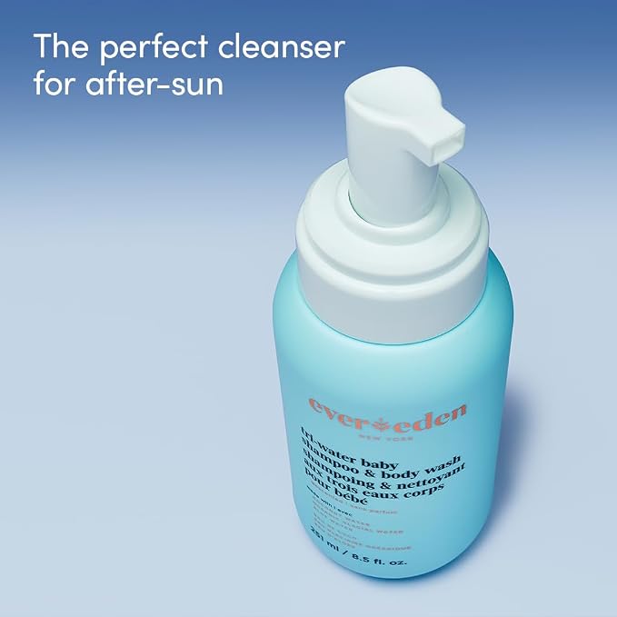 Evereden Tri-Water 2-in-1 Cooling Baby Shampoo and Body Wash: Gentle Cleansing - Image 6