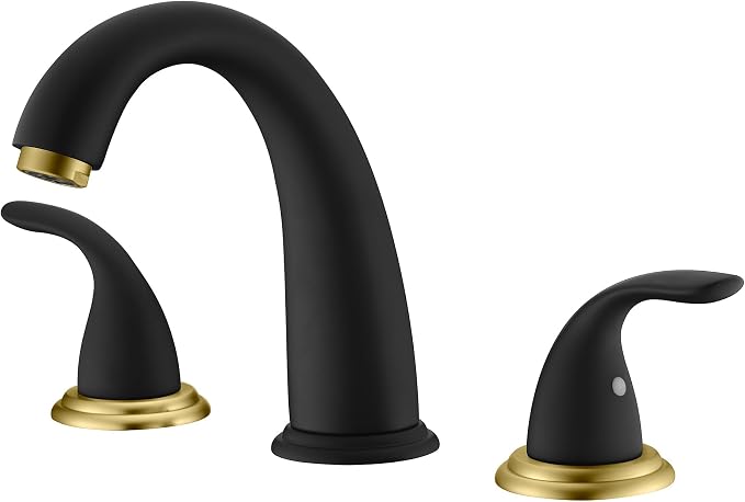 SUMERAIN 2 Handle Widespread Roman Bathtub Faucet Tub Filler by SUMERAINFAUCETS