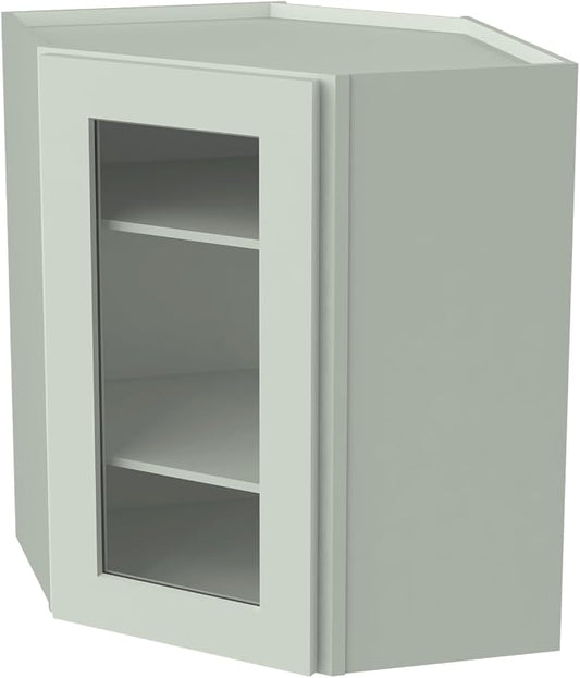 Glass Cabinet Style Corner Cabinet by HCIOANHomecabinetseries