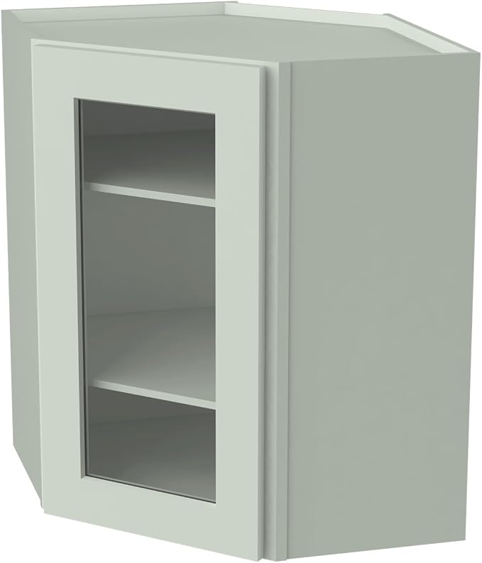 Glass Cabinet Style Corner Cabinet by HCIOANHomecabinetseries