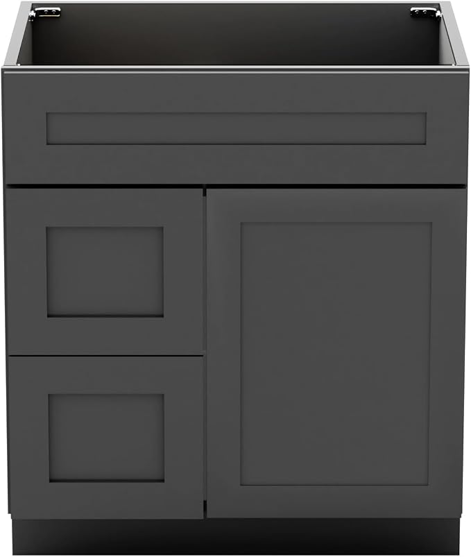 KitchenMan Bathroom Vanity 30 Inch Unassembled Sink Cabinet - Image 3