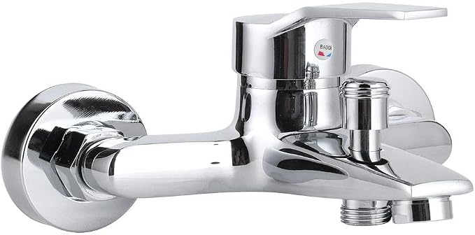 GLOGLOW G1/2in Thread Copper Shower Faucet, Wall Mounted Triple Mixer Tap - Image 7