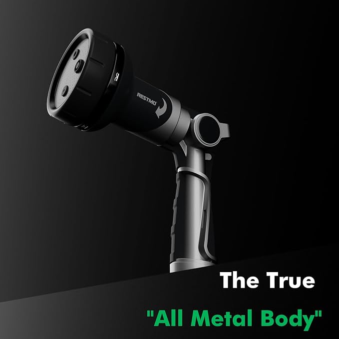 RESTMO 2-IN-1 Garden Hose Nozzle, Heavy Duty Metal Water Hose Nozzle - Image 5