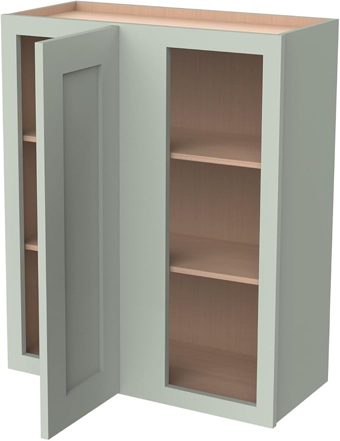 Solid Hardwood Wall Blind Corner Cabinets, Adjustable Shelves, Soft-Close Doors - Image 4