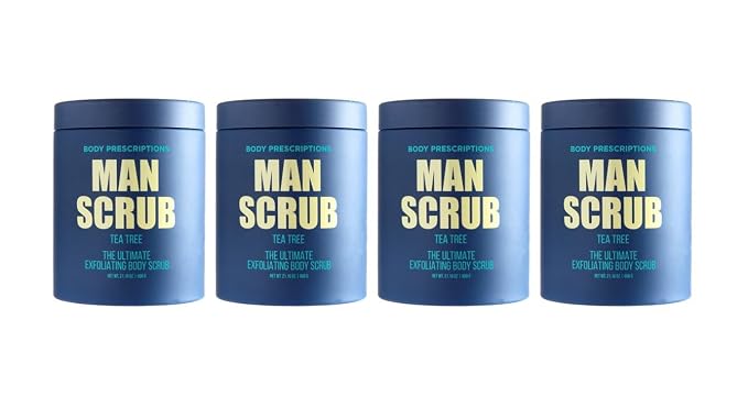 Body Prescriptions Men’s Exfoliating Body Scrub – Ultimate Skin Cleansing Wash by BodyPrescription