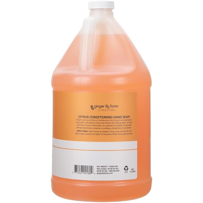 Ginger Lily Farms Club & Fitness Conditioning Liquid Hand Soap Refill, 100% - Image 2