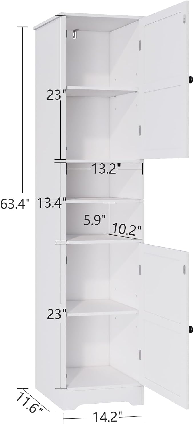 Tall Bathroom Cabinet, Storage Cabinet - Image 3