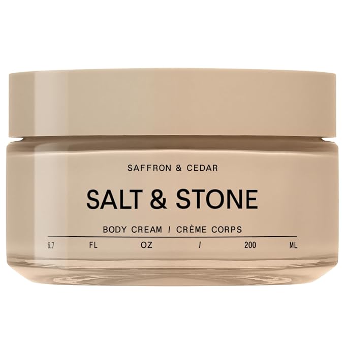 Salt & Stone Body Cream – Saffron & Cedar | Hydrating Formula by SaltStone