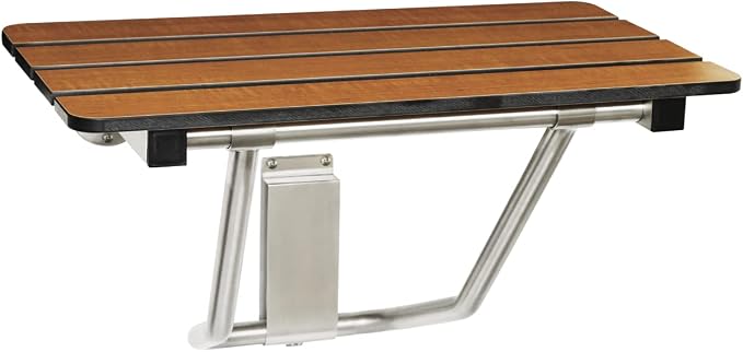 Seachrome 28-inch x 15-inch in ADA Folding Wall Mount Bathroom Shower Seat Bench by Seachrome