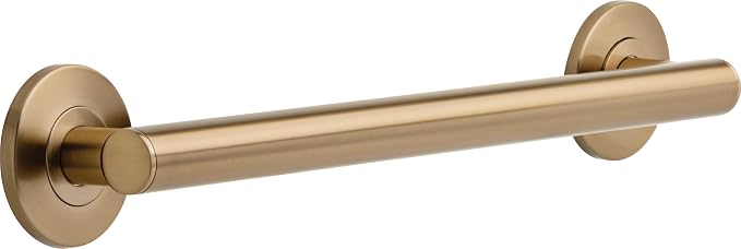 Delta Contemporary 18" Shower Grab Bar Seniors ADA Compliant Champagne Bronze by DeltaFaucet