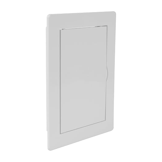 Repa Market 4 x 6 Access Panel for Drywall and Ceiling – White ABS Plastic Door by RepaMarket