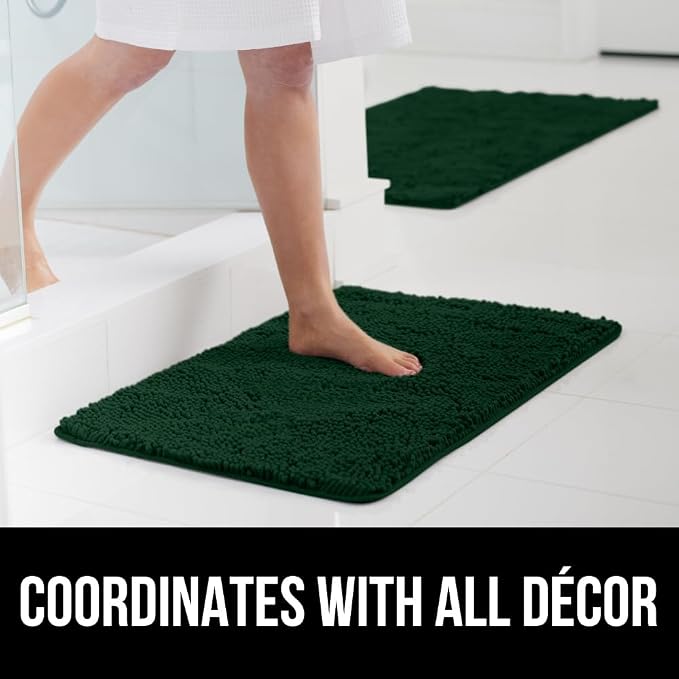 GORILLA GRIP Bathroom Rug Sets, Soft Chenille 2 Piece Area Rugs Set, Toilet - Image 9
