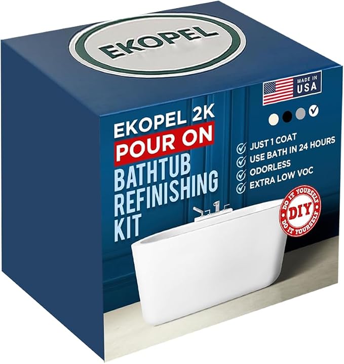 Ekopel 2K Bathtub Refinishing Kit by RefinishedBathSolutions