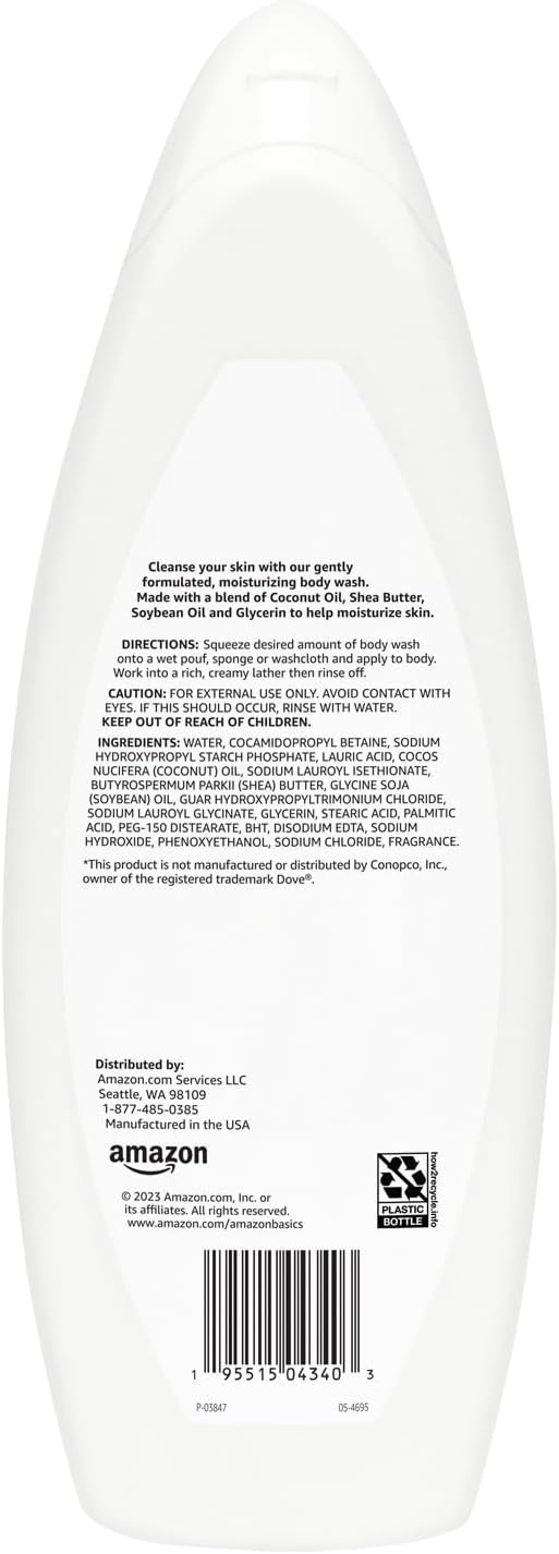 Amazon Basics Body Wash for Moisturizing Skin, 22 fl oz - Image 2