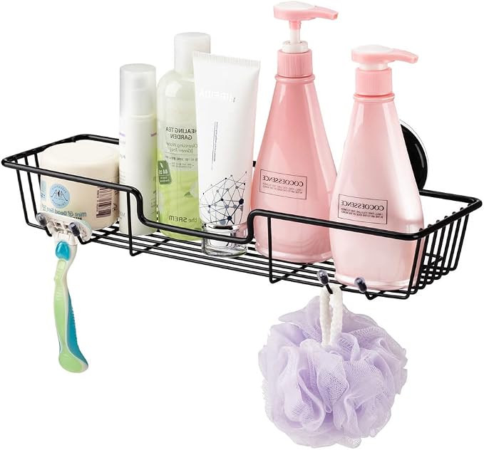 SANNO Suction Cup Shower Caddy Bathroom Caddies Storage Combo Organizer - Image 5