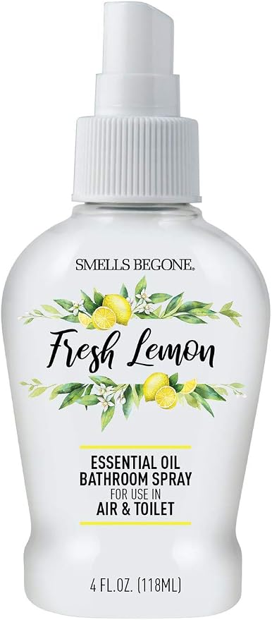 SMELLS BEGONE 4 oz Essential Oil Air Freshener Bathroom Spray by SMELLSBEGONE