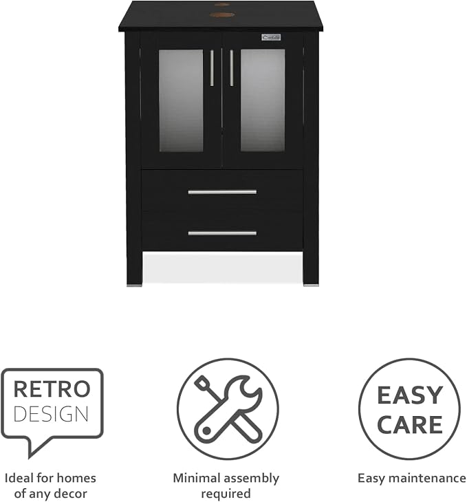 eclife 48" Modern Bathroom Vanity Sink Combo Freestanding Cabinet - Image 3