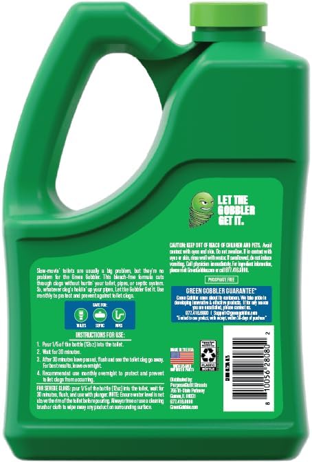 Green Gobbler Liquid Toilet Plunger | Clog Remover | Safe - Image 2