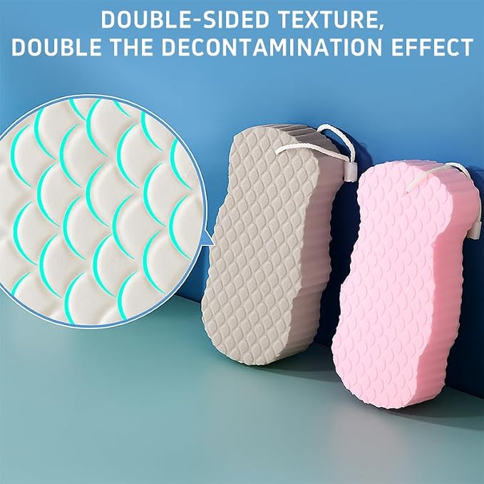 Magic Exfoliating Bath Sponge, Super Soft Exfoliating Bath Sponge，Skin Friendly - Image 6