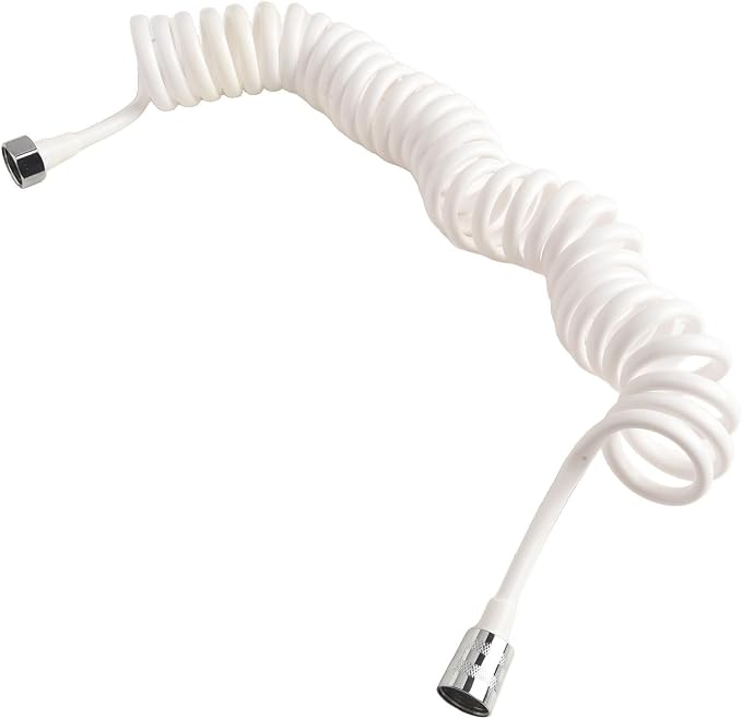 Spring Flexible Shower Hose, Bathroom Spiral Flexible Telescopic Shower Hose - Image 4