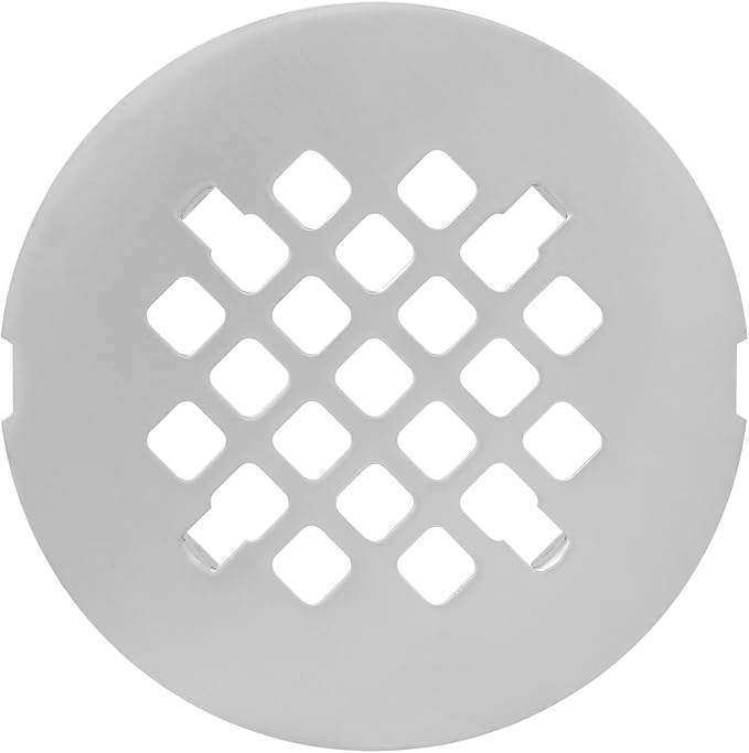 4 ¼” Brushed Nickel Snap-in Shower Drain Cover by OrangeDesignProductionCo
