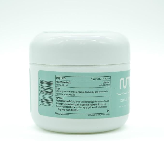 numm. Instant Pain Relief Gel, Cool Freeze, 6% Menthol, Citrus Mint Scent) - Image 7