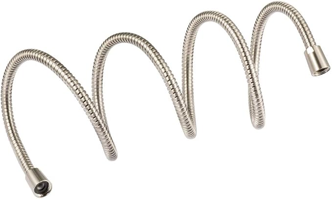 60-inch Extra Long Brushed Nickel Shower Hose Replacement, 304 Stainless Steel - Image 2