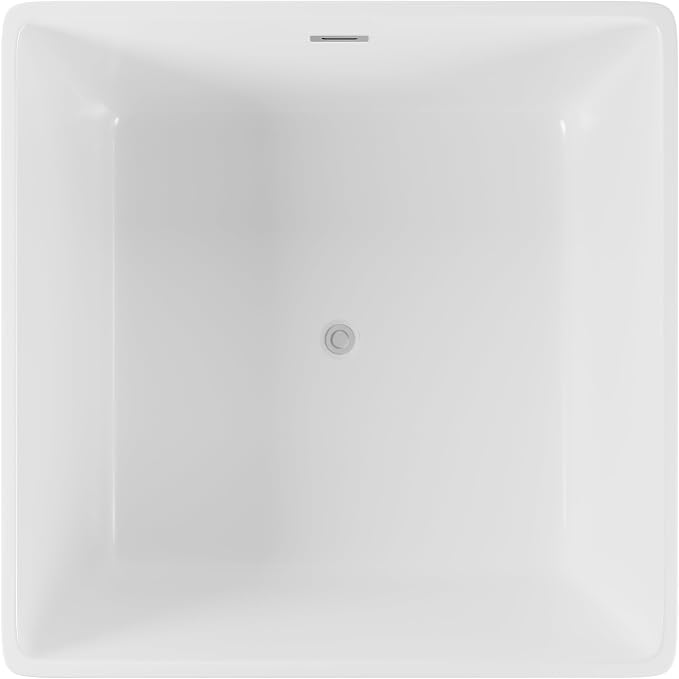 Voltaire 47" Square Freestanding Bathtub - Image 2