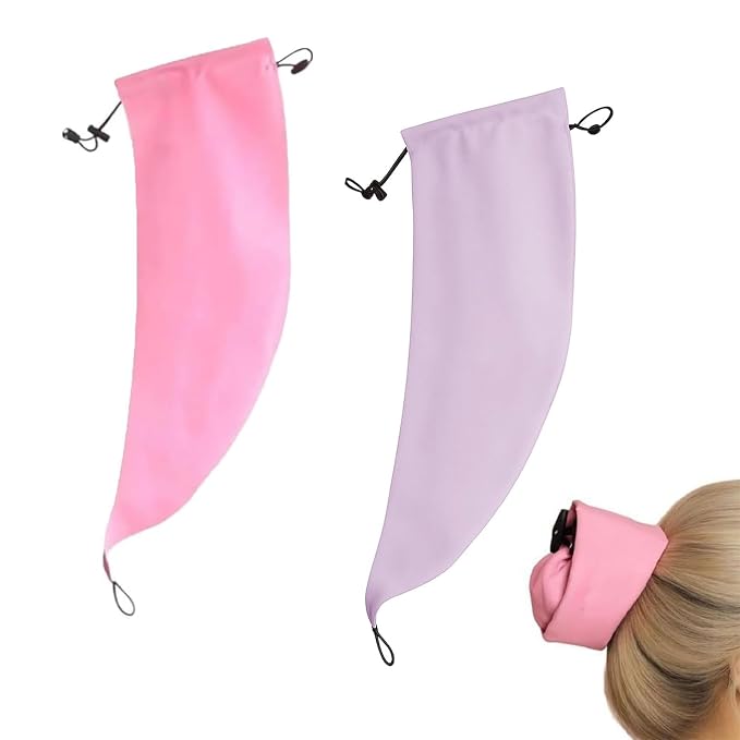 Waterproof Hair Sleeve for Long Hair, Crown Washing Shower Cap Ponytail by Unknown