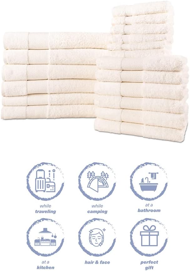 Hencely 18-Piece Bath Towel Set - Image 7