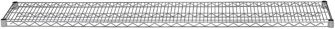Shelving Inc. 14" d x 72" w Chrome Wire Shelving - Image 3