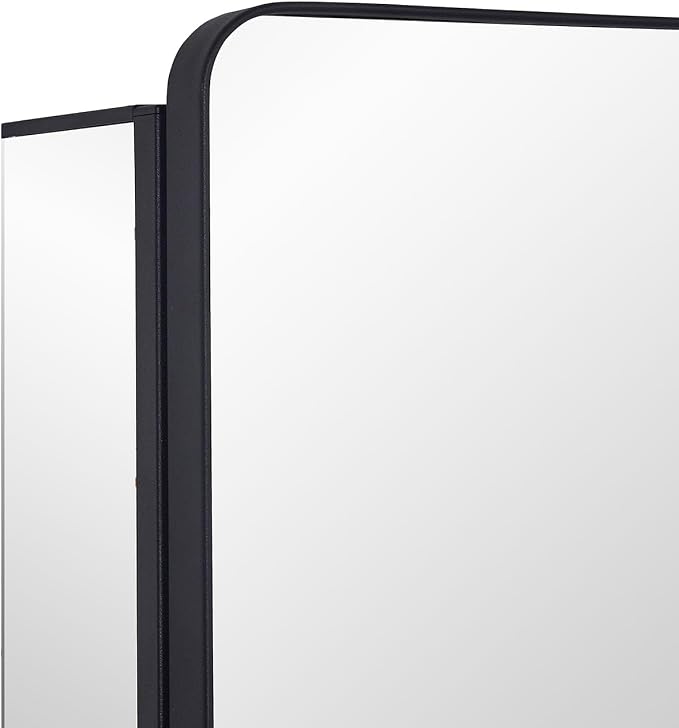 Black Bathroom Mirror Medicine Cabinet - Image 6