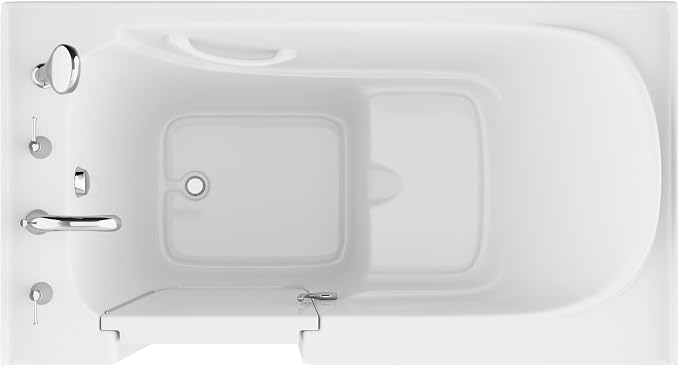 ANZZI Tubs Series Slip Resistant Textured Flooring Left Drain Quick Fill - Image 3