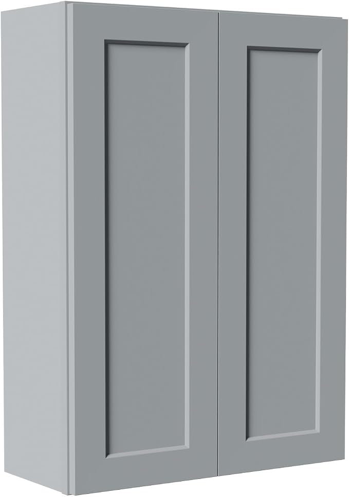 30 Inch Laundry Room Cabinets Wall Mounted, Solid Wood Over The Toilet Storage - Image 5
