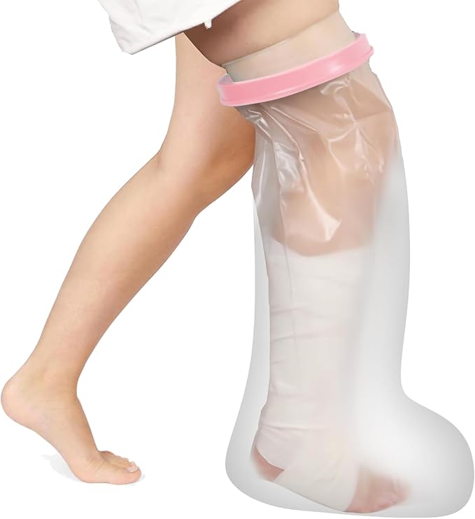 Waterproof Cast Covers for Shower Leg, Adult Cast Bag Cover Protector, by CIVJET