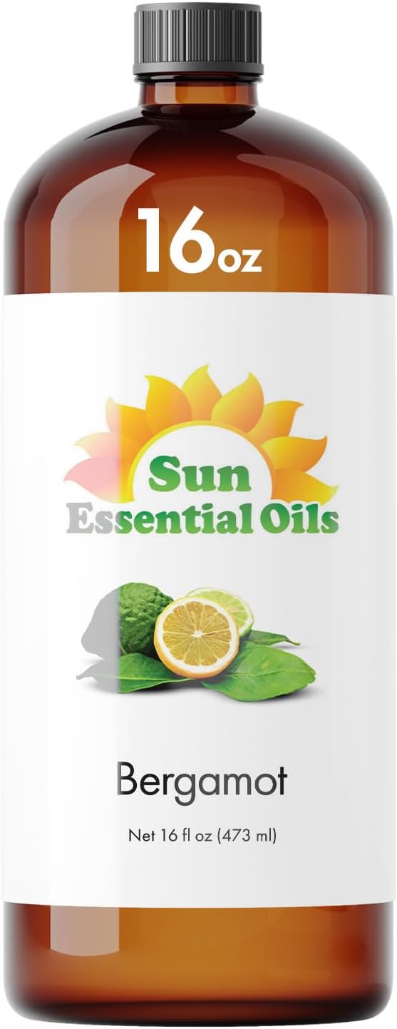 Sun Essential Oils Bergamot Essential Oil 16 oz Bulk by SunEssentialOils