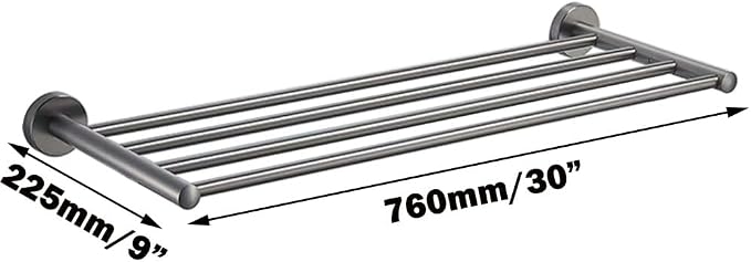 30 Inch Bathroom Towel Rack, Hotel Style Towel Racks - Image 2